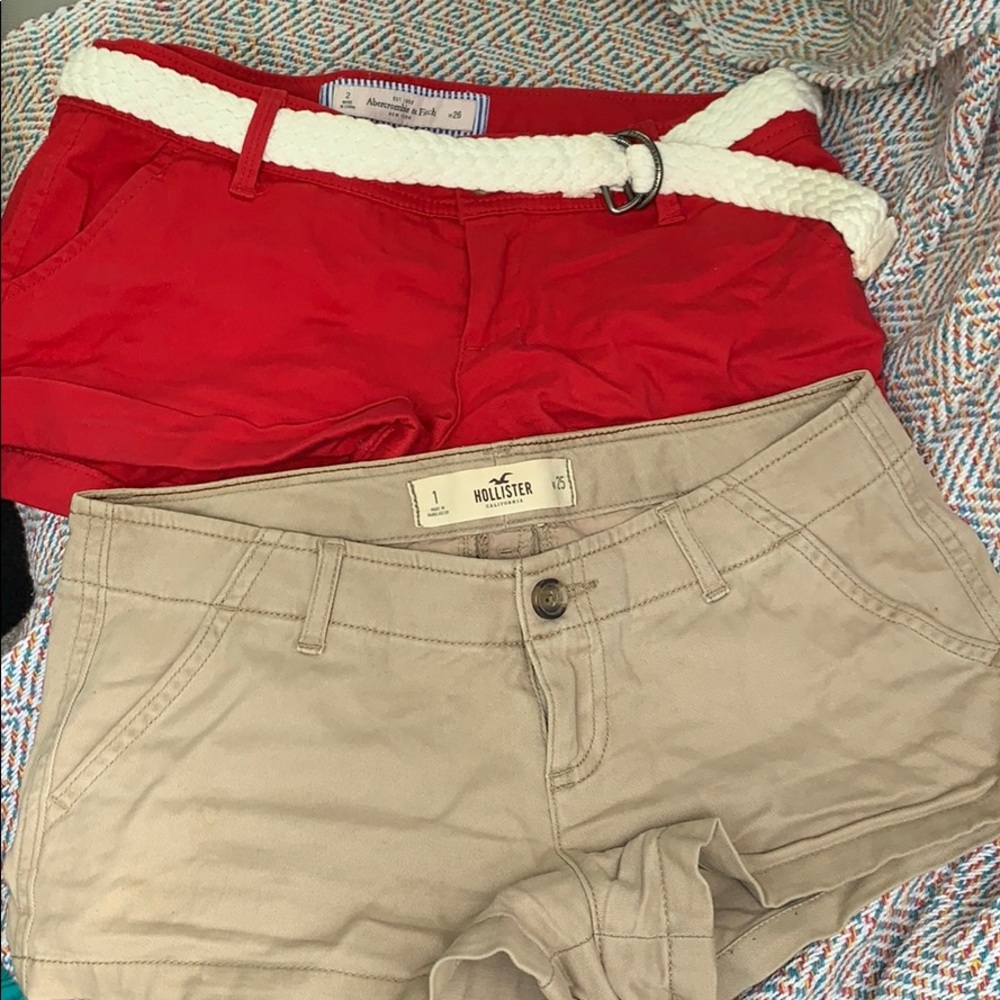 2 pairs of shorts. Will sell together or separate.